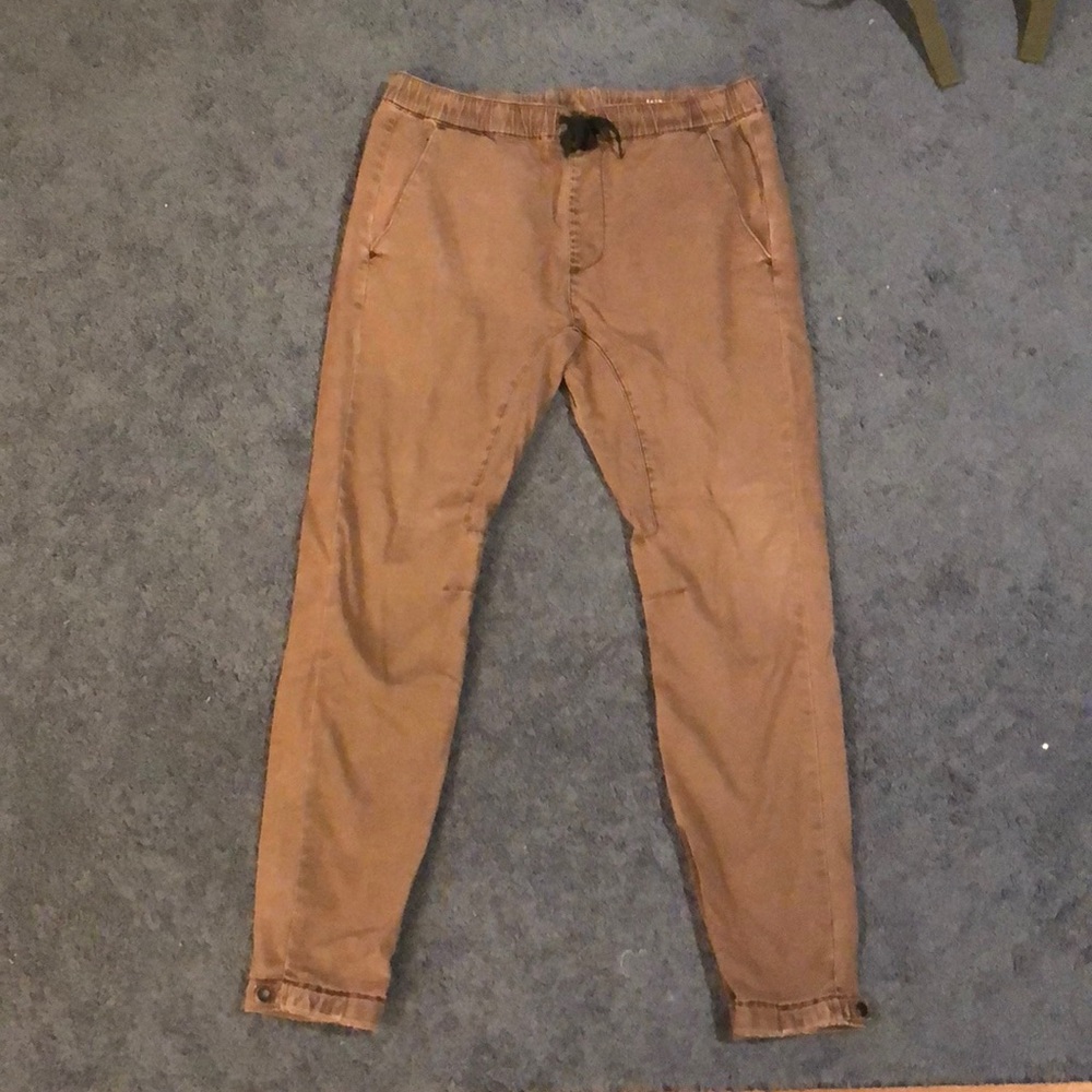 Designer. Skinny fit pants. Size medium.